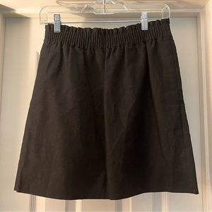 J.CREW small black skirt with elastic waist